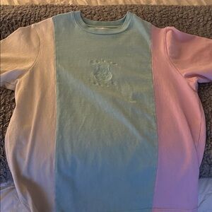 Teddy Fresh Kids Colorblock Tee - Blue, Pink, Cream
